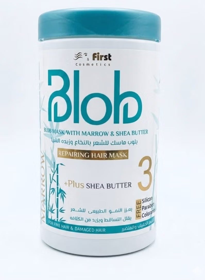 First Cosmetics Blob Hair Repair Mask with Marrow & Shea Butter, 1000ml