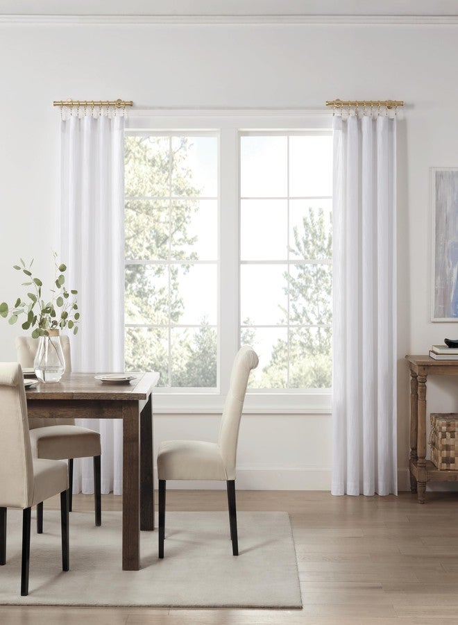 مود سلسلة مود كامبريا ديزاينر - قضيب ستارة جانبي فاخر مقاس 20 بوصة - قطر كبير 1-1/8 بوصة - أقواس وأغطية طرفية فاخرة - تشطيبات متعددة (ذهبي مصقول) - Image 3