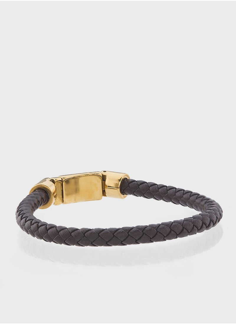 Robert Wood Slim Braided Bracelet  - Image 2