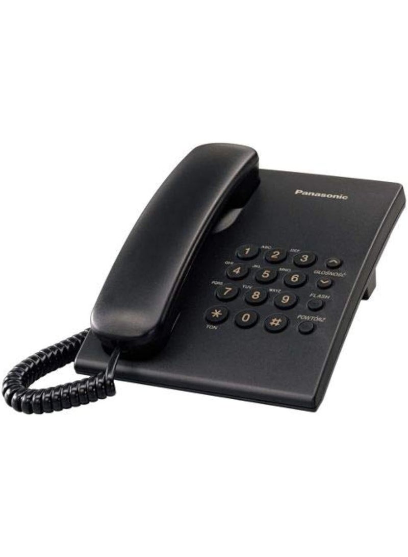 هاتف باناسونيك سلكي KX-TS500، أسود