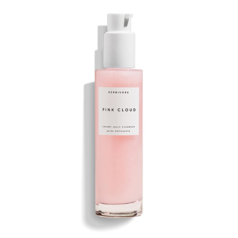 HERBIVORE Pink Cloud Creamy Jelly Cleanser | Hydrating Face Wash with Rosewater, Squalane + Tremella Mushroom, Gently Cleanses + Removes Makeup, Vegan, Plant-Based, Cruelty-Free 100 mL / 3.4 oz - Image 1
