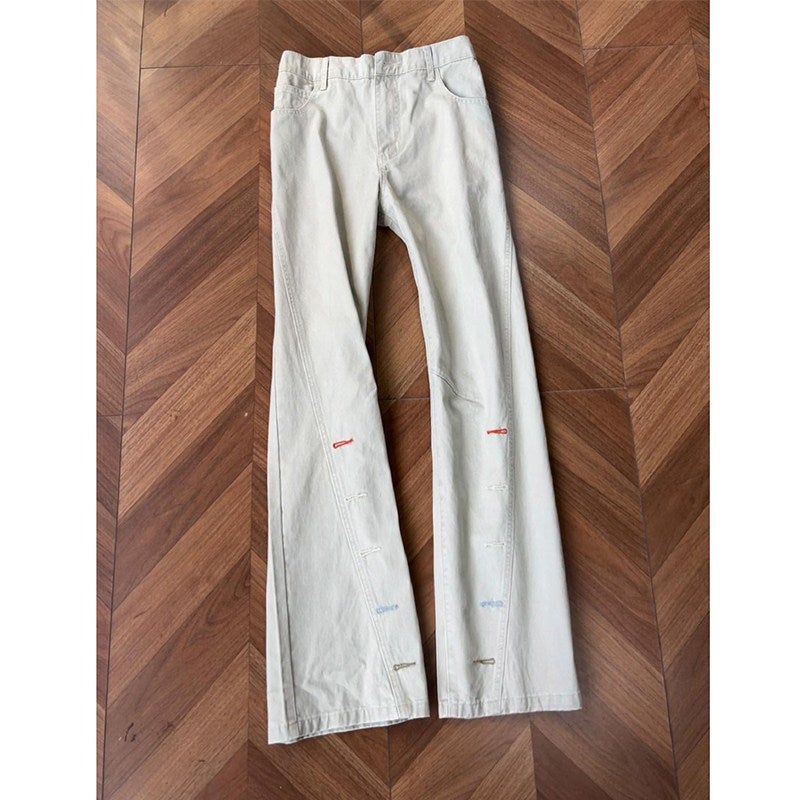 Unisex Classic Denim Jeans Loose Fit Daily Outdoor Wear - Image 1