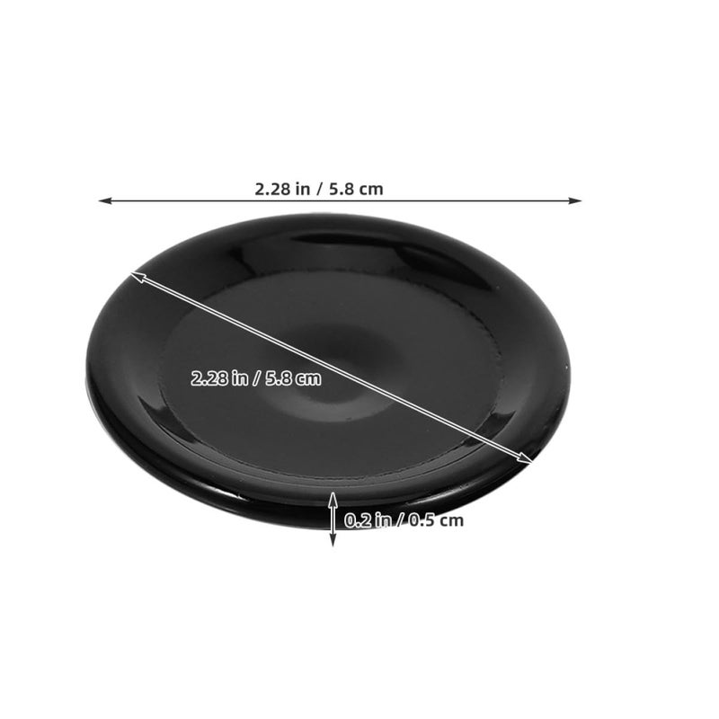 8 Pcs Round Furniture Pads With Plastic Coasters For Hardwood Floors And Carpet Protection - Image 3
