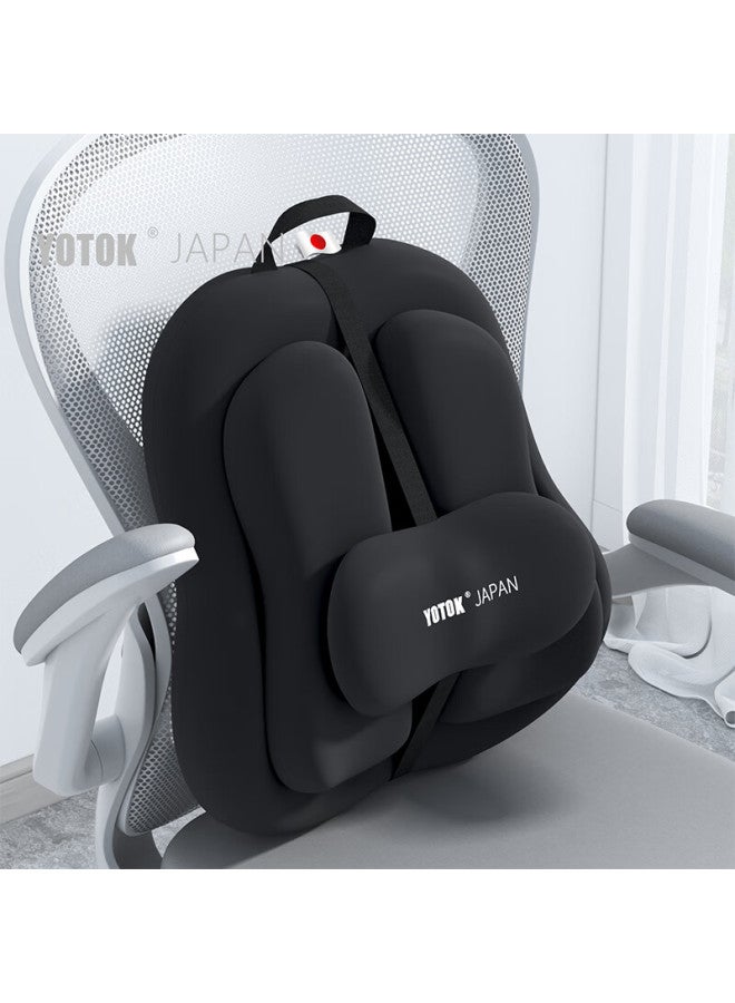Yotok Lumbar Support Cushion Ergonomic Office Chair Backrest For Long Sitting