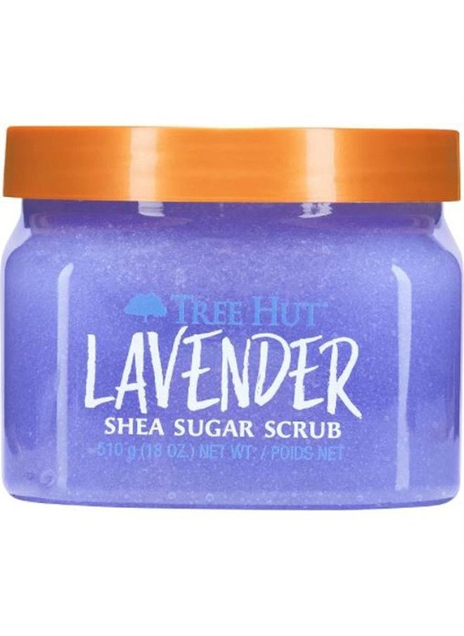 T H - Tree Hut Lavender Shea Sugar Scrub and Body Lotion Set! Formulated With Real Sugar, Certified Shea Butter And Lavender Oil! Body Scrub & Lotion That Leaves Skin Feeling Soft & Smooth! (Lavender Set) ( - Image 1