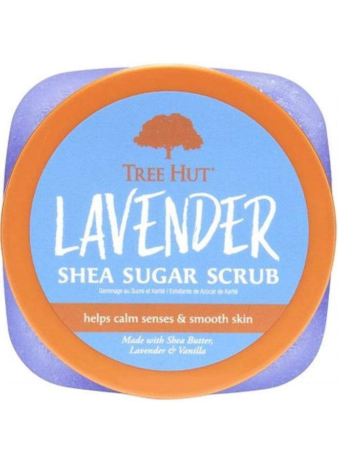 T H - Tree Hut Lavender Shea Sugar Scrub and Body Lotion Set! Formulated With Real Sugar, Certified Shea Butter And Lavender Oil! Body Scrub & Lotion That Leaves Skin Feeling Soft & Smooth! (Lavender Set) ( - Image 1