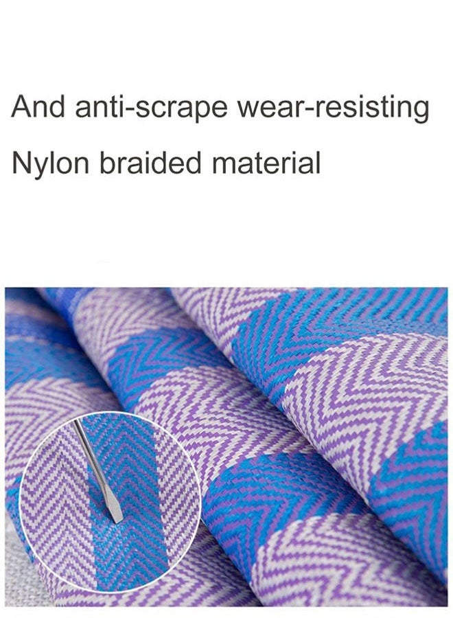 حقائب تخزين مكونة من 4 قطع - حقيبة تخزين منزلية - حقيبة فرز كبيرة الحجم - حقيبة تخزين مقاومة للماء (أزرق، 75 لتر + 100 لتر + 120 لتر + 230 لتر) - Image 3