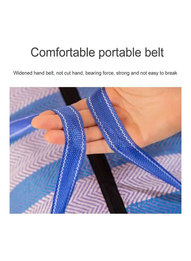 حقائب تخزين مكونة من 4 قطع - حقيبة تخزين منزلية - حقيبة فرز كبيرة الحجم - حقيبة تخزين مقاومة للماء (أزرق، 75 لتر + 100 لتر + 120 لتر + 230 لتر) - Image 4