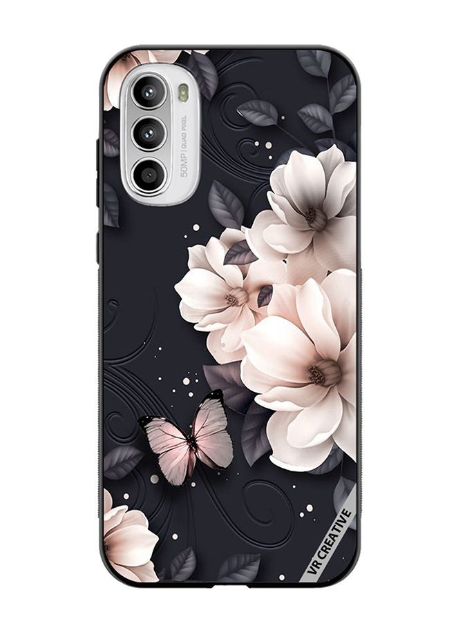 VR CREATIVE Protective Case Cover For Motorola Moto G82 Flower Design Multicolour - Image 1