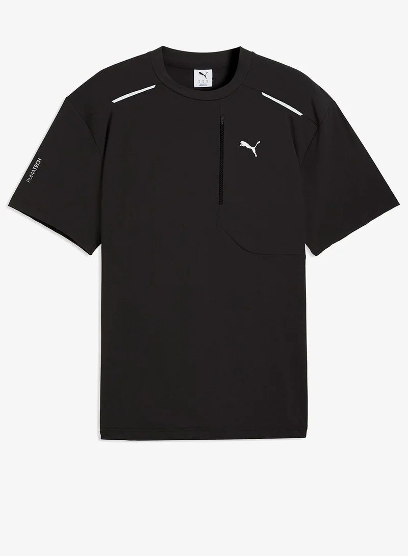 PUMA  Tech Relaxed Warp Knit Pocket T-Shirt for Men | Best Price UAE