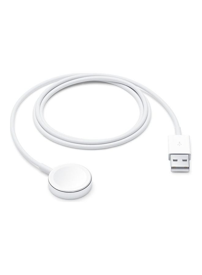 ELTRAZONE "Magnetic USB Charger for Apple Watch - Convenient Charging Solution in White" - Image 2