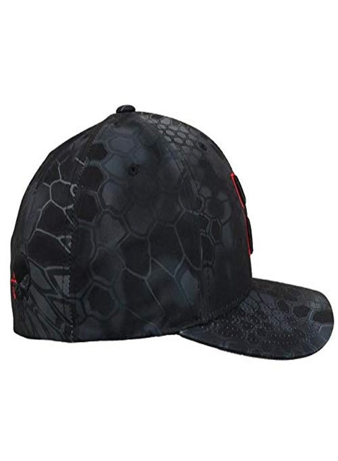 HOOEY Men's Chris Kyle Flexfit Fitted Hat (US, Alpha, Small, Medium, Black) - Image 5