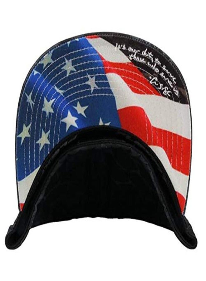 HOOEY Men's Chris Kyle Flexfit Fitted Hat (US, Alpha, Small, Medium, Black) - Image 3