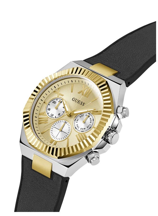 GUESS Mens Equity Gold Dial Multi-function Watch - GW0791G1 - Image 3