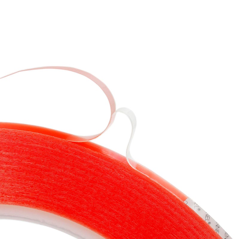 GENNEL 3mm x 25M Clear Thin Double Sided Strong Adhesive Acrylic Tape (1/8"x82ft) for Mobile Phone Laptop Tablets LCD Screen - Image 1