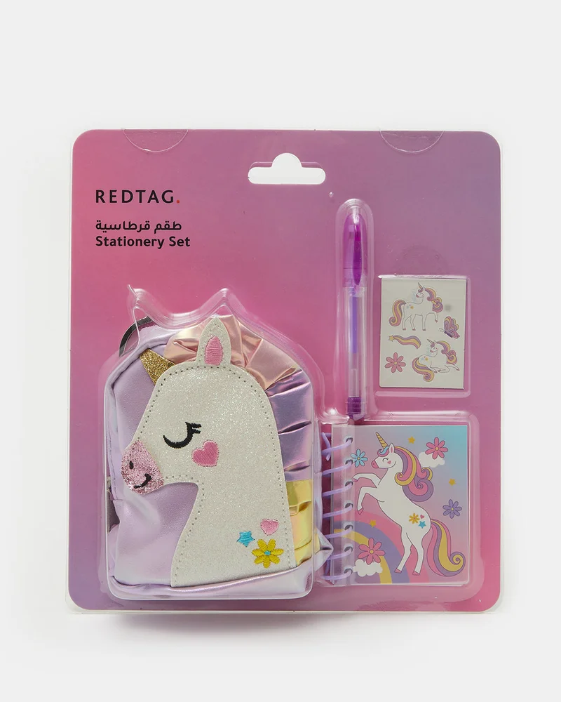 REDTAG Assorted Unicorn Mini Bag Stationery Set