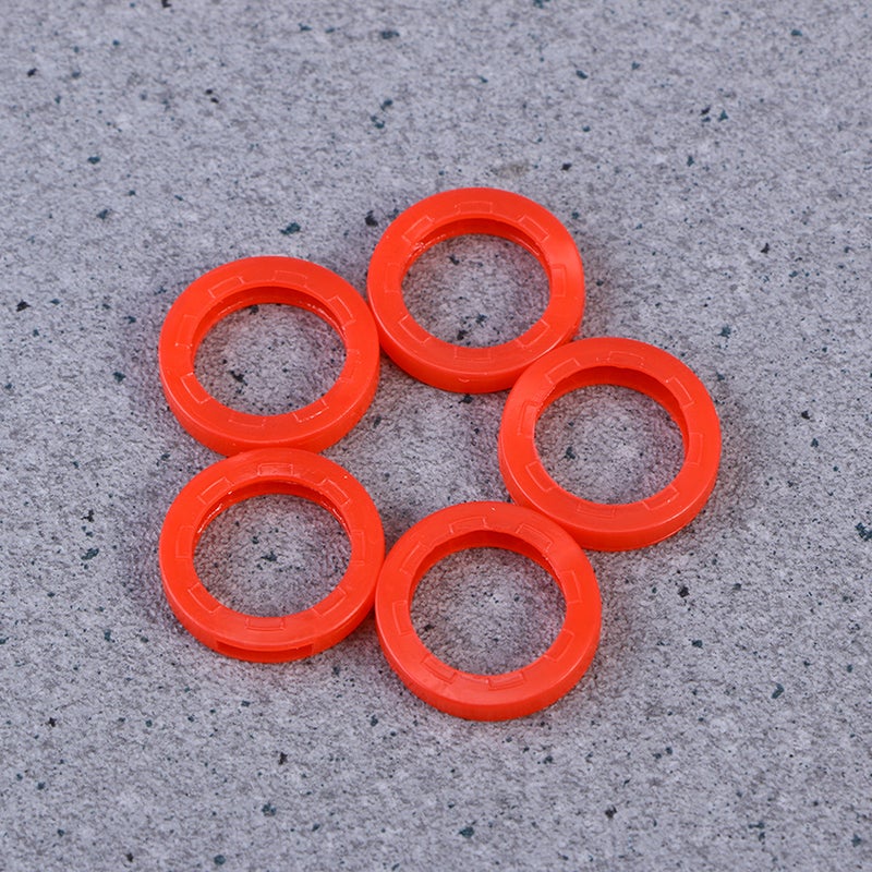 24pcs Bright Colored Key Caps Silicone Key Covers Elastic Key Tags Key Identifier Coding Rings(Mixed Color) - Image 5