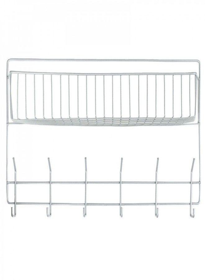 هورز سلة هورز مزودة بخطافات - فضية - مقاس واحد - Image 1