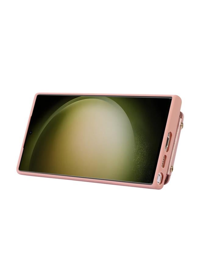 S-TOP Case For Samsung Galaxy S20 Ultra Vertical Card Bag Ring Holder Phone Case with Dual Lanyard - Image 5