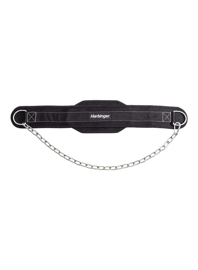 Harbinger 28900 Polypropylene Dip Belt with 30-Inch Steel Chain , Black - Image 1