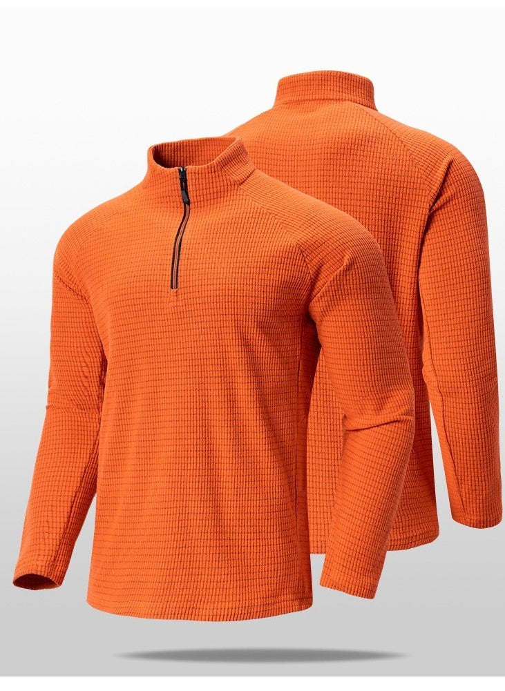 KUYING New Standing Collar Checkered Sports Top  - Image 3