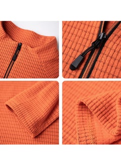 KUYING New Standing Collar Checkered Sports Top  - Image 2
