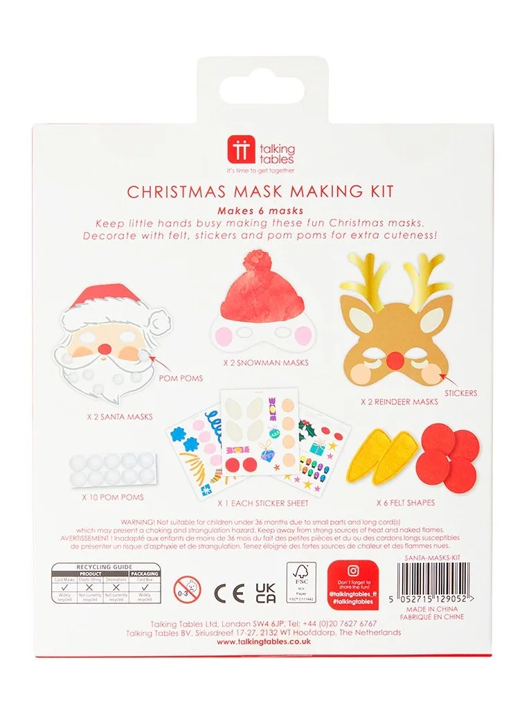 توكينج تيبلز عدة قناع سانتا للحرف اليدوية