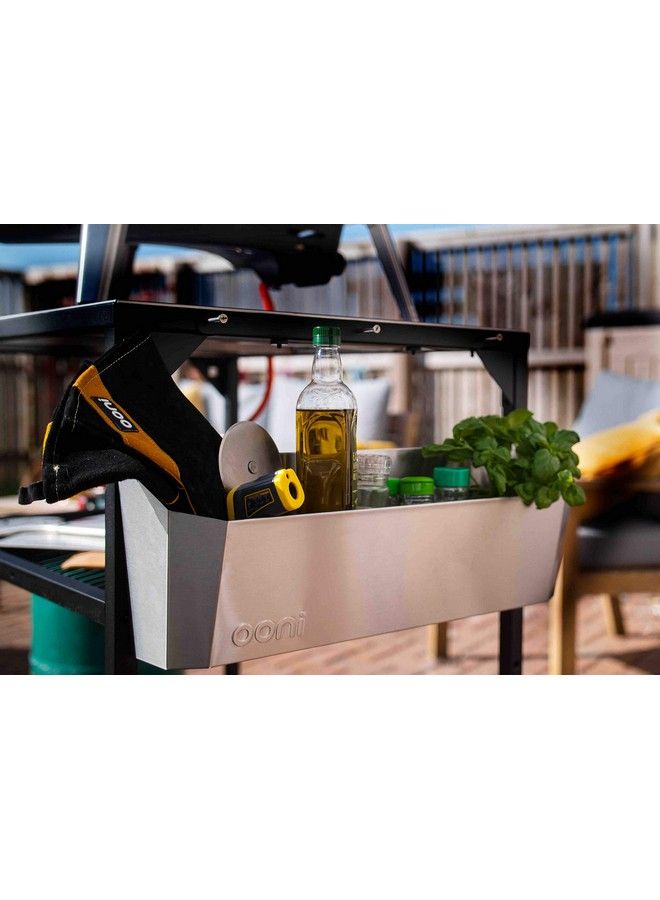 ooni Ooni Utility Box Medium Durable Stainless Steel Utility Box Fits Onto Medium Ooni Modular Table Or Used As Standalone Outdoor Kitchen Storage Sleek Outdoor Kitchen Storage Solution  - Image 4