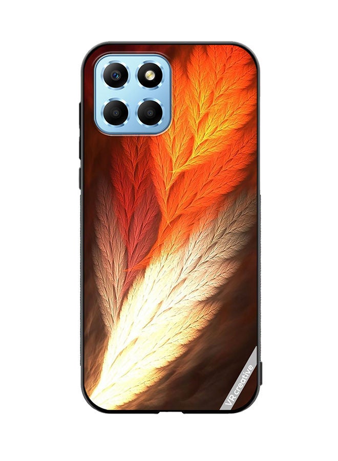 VR CREATIVE Protective Case Cover For Honor X8 5G Feather Design Multicolour - Image 1