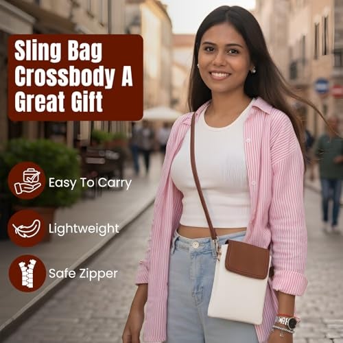 Aepigo Small Crossbody Bags for Women Designer Cell Phone Bag Wallet Purses Adjustable Strap - Image 3