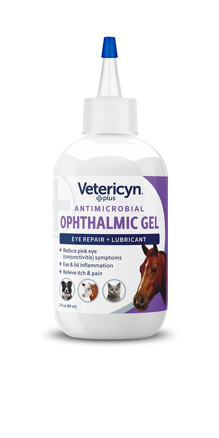 Vetericyn Plus Ophthalmic Eye Gel for Horses | Eye Ointment Alternative to Lubricate and Relieve Horse Eye Irritations, Safe for All Animals. 3 ounces - Image 3