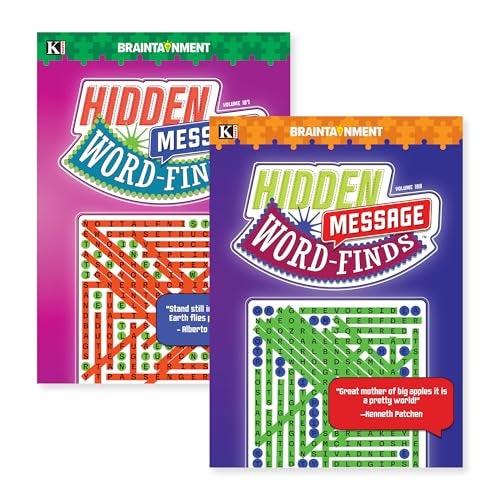 Kappa Hidden Message Word-Finds Set of 2, Volumes may vary (See Seller Comments for Volumes) by Kappa - Image 1
