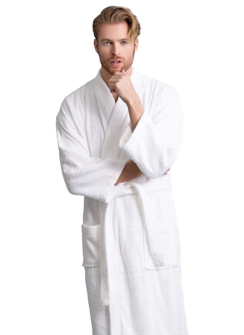 Blueberry Spa Terry Bathrobe Free Size - Image 1