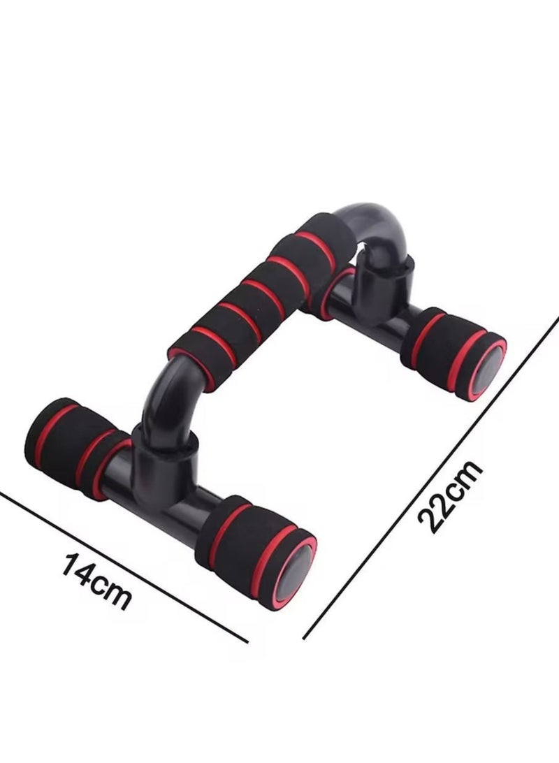 Generic Push Up Bar Fitness Push Up Bar Push-Ups Stands Bars Tool for Fitness Chest Training Equipment Exercise Training (Color : Dark Red)  - Image 5