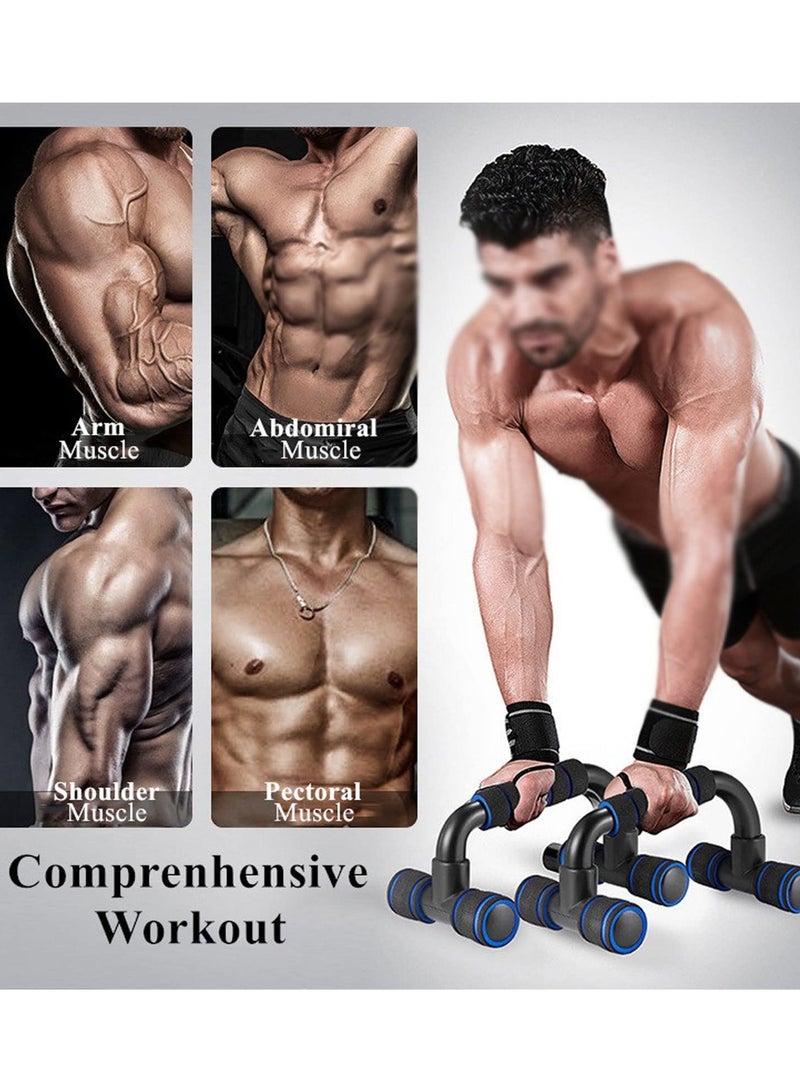Generic Push Up Bar Fitness Push Up Bar Push-Ups Stands Bars Tool for Fitness Chest Training Equipment Exercise Training (Color : Dark Red)  - Image 1