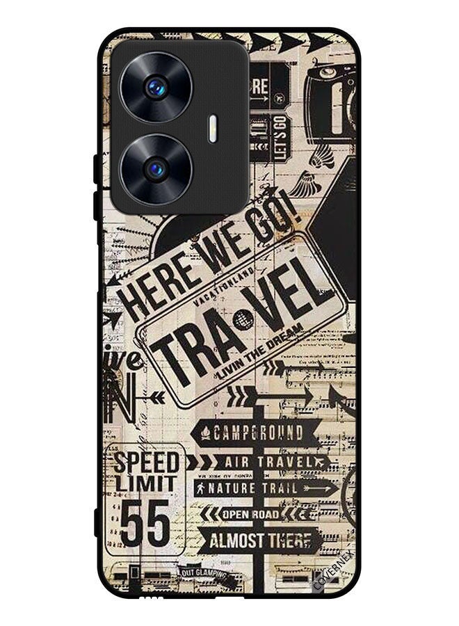 Covernex Protective Case Cover For Realme C55 Here We Go Travel - Image 1