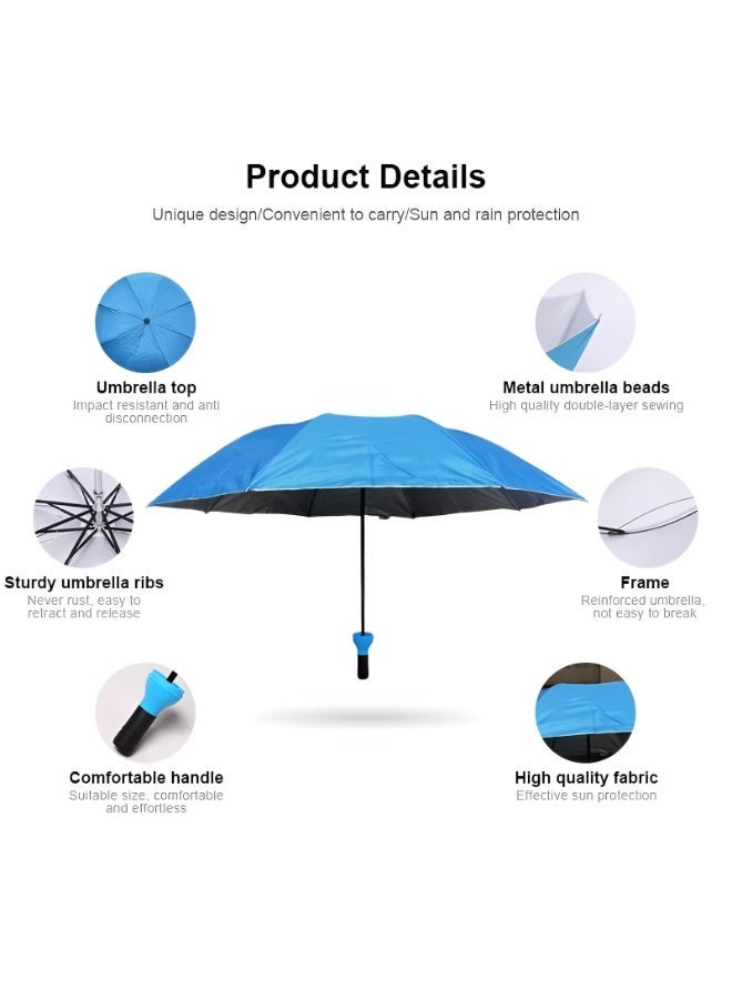Elegant Bottle Umbrella – Foldable, Waterproof & Windproof, UV Protection, Easy to Carry - Image 3