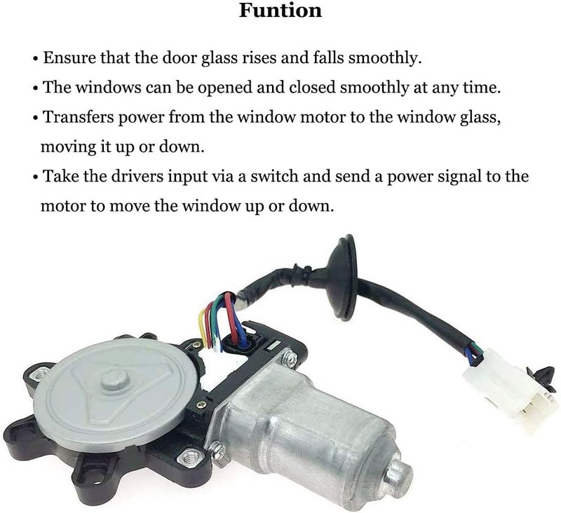 Syconeer Mastergood Window Lift Motor for Nissan 350Z & Infiniti G35 Coupe - Front Right Passenger Side Replacement - Image 3