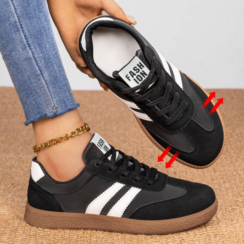 Women's Casual Lightweight Wide Fit German Training Shoes - Image 2