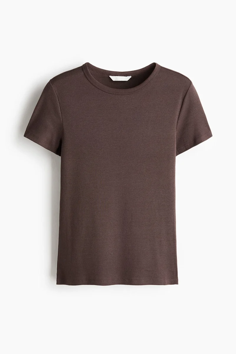 H&M Ribbed T-shirt