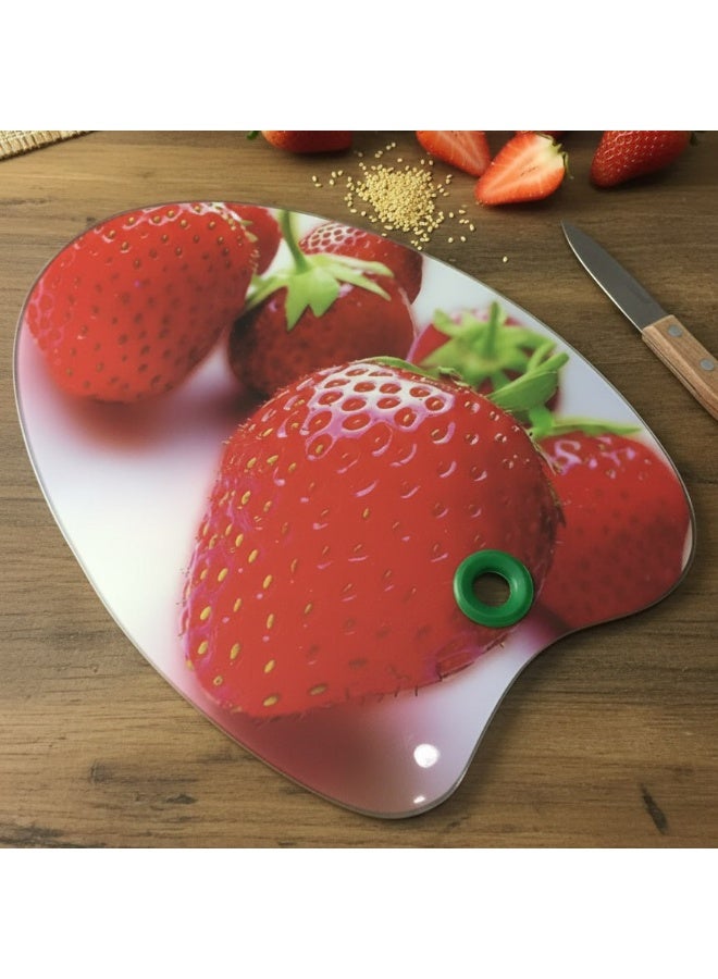 Shatterproof glass kitchen cutting board 30 x 40 cm - Image 2