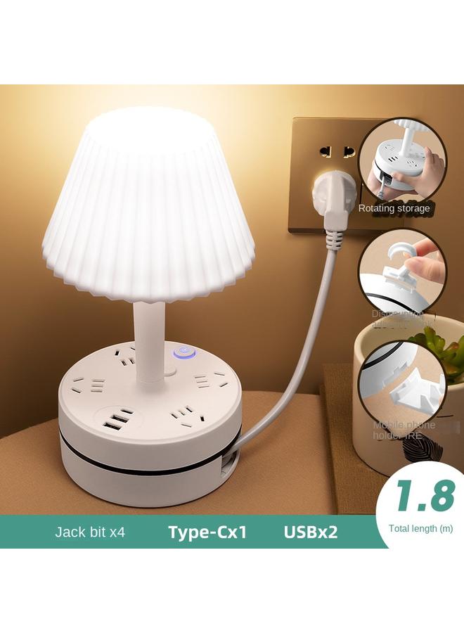 Bluejw Gift Night Light Bedroom Sleep Light Children's Plug-in Table Lamp New Year Bedside Lamp Baby Feeding - Image 1