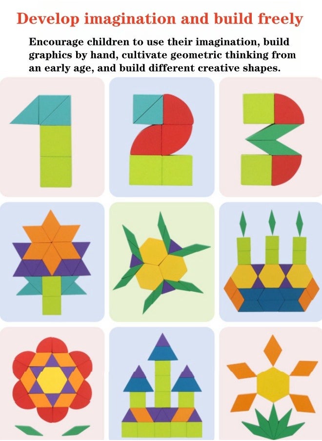 XiuWoo - 256 piece Magnetic Jigsaw Puzzle Educational Magnetic Colorful Set Intellectual Puzzle Durable Sturdy With Instruction Booklet Suitable From Birth Brain Game - Image 1