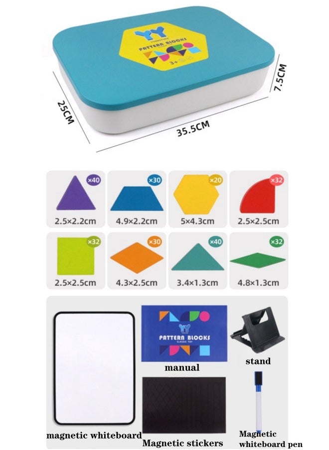 XiuWoo - 256 piece Magnetic Jigsaw Puzzle Educational Magnetic Colorful Set Intellectual Puzzle Durable Sturdy With Instruction Booklet Suitable From Birth Brain Game - Image 1