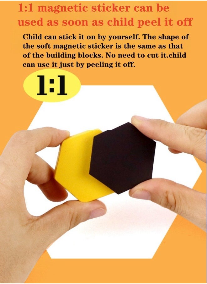 XiuWoo - 256 piece Magnetic Jigsaw Puzzle Educational Magnetic Colorful Set Intellectual Puzzle Durable Sturdy With Instruction Booklet Suitable From Birth Brain Game - Image 1