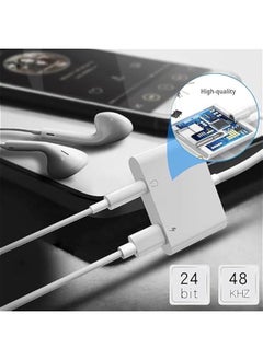Concretization [Apple MFi Certified] 2 Pack Light ning to 3.5mm Headphone Jack Adapter, 2 in 1 Headphone Adapter Aux Audio and Charger Adapter Dongle Cable Splitter Compatible with iPhone14/13/12/11/XS/XR qi  - Image 5