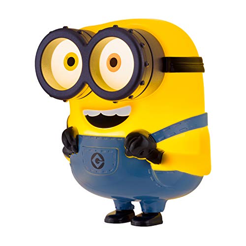Minions مصباح ليلي LED من مينونز: صعود غرو، قابل للتوصيل، من الغسق إلى الفجر، مدرج في UL، توهج أصفر، أشياء مروعة، بوب، مثالي لغرفة الأطفال، حضانة، حمام، 43742 - Image 1