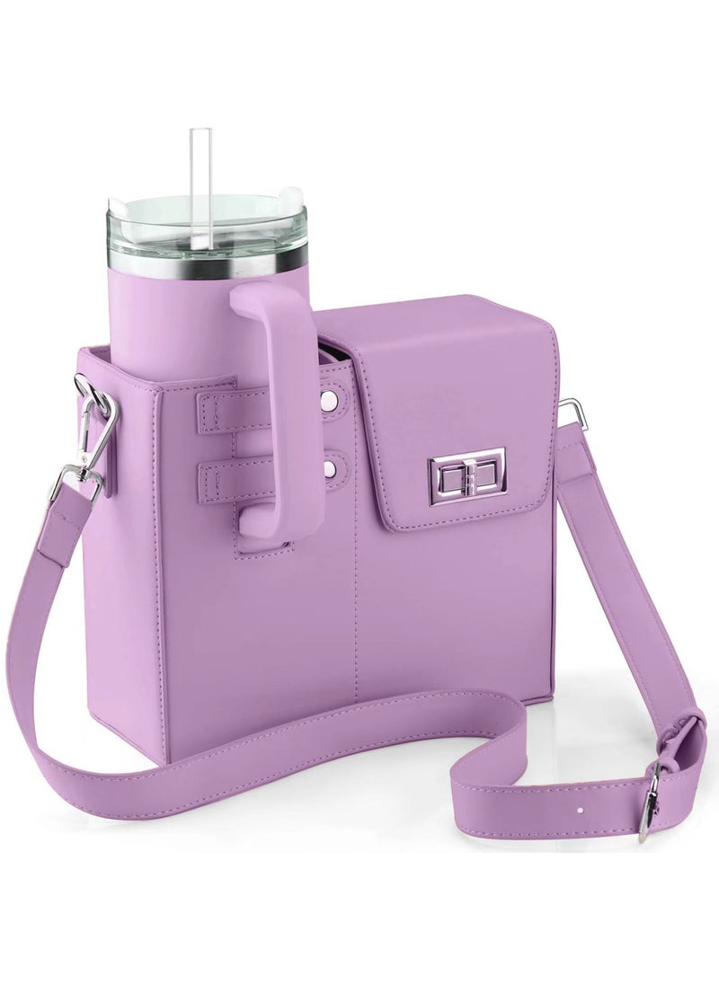 EVEREEN - Adjustable Crossbody Bottle Holder Storage Bag with Detachable Strap, Compatible with Most Water Bottles, Versatile Pouch for Outdoor Use - Durable Material, Innovative Mounting Design for Various S - Image 1