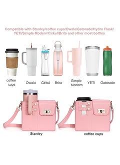 EVEREEN Adjustable Crossbody Bottle Holder Storage Bag with Detachable Strap, Compatible with Most Water Bottles, Versatile Pouch for Outdoor Use - Durable Material, Innovative Mounting Design for Various S  - Image 3