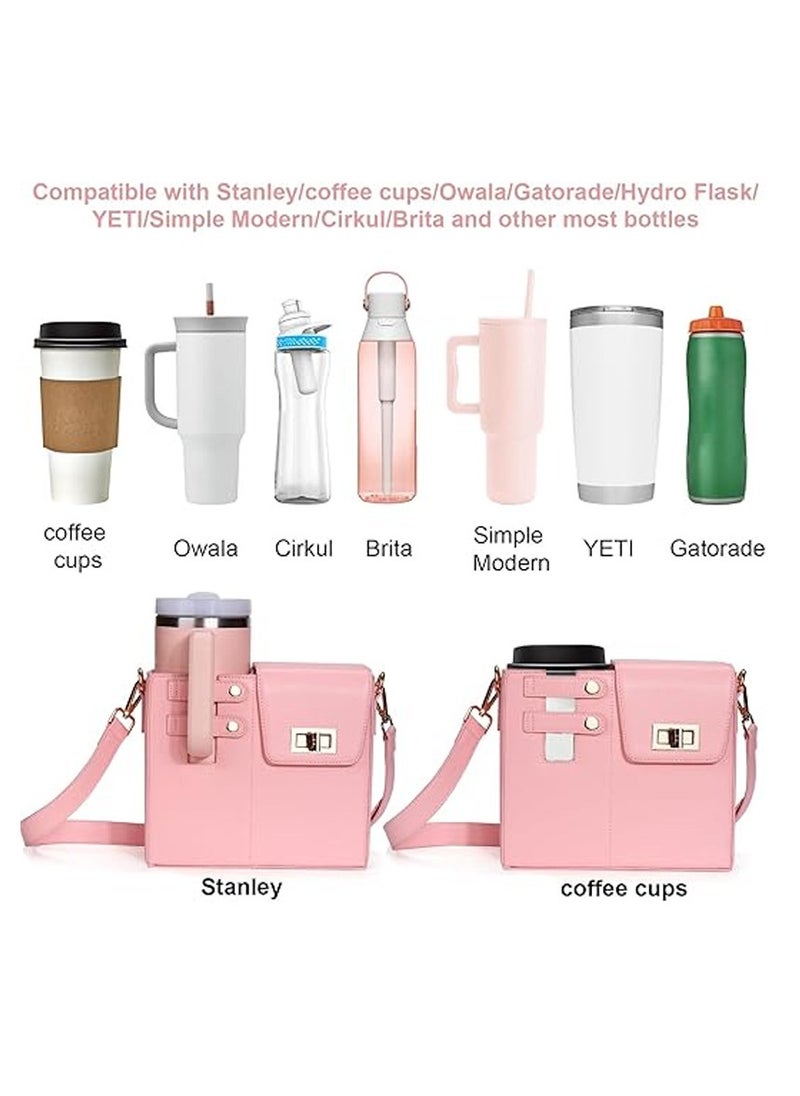 EVEREEN - Adjustable Crossbody Bottle Holder Storage Bag with Detachable Strap, Compatible with Most Water Bottles, Versatile Pouch for Outdoor Use - Durable Material, Innovative Mounting Design for Various S - Image 1